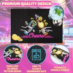 Cheers Bar Mat – 12" x 18" Rubber Spill Mat