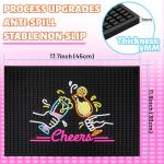 Cheers Bar Mat – 12" x 18" Rubber Spill Mat