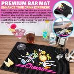 Cheers Bar Mat – 12" x 18" Rubber Spill Mat