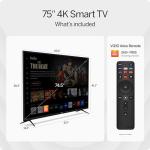 VIZIO 75-Inch 4K UHD Smart TV with Voice Remote