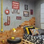 Funny Vintage Metal Bar Sign for Man Cave