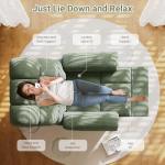 Cozy Green Power Recliner Chair for Small Spaces