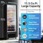 BODEGACOOLER 11.5 Cu.Ft Glass Door Beverage Cooler