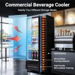 BODEGACOOLER 11.5 Cu.Ft Glass Door Beverage Cooler