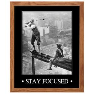 Framed Vintage Golf Wall Art for Man Cave