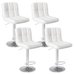 Set of 4 Modern 24" Bar Stools