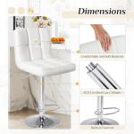 Set of 4 Modern 24" Bar Stools