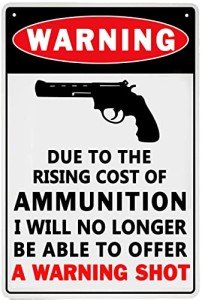 Funny No Trespassing Vintage Garage Sign for Man Cave