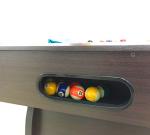 7-Foot Red Felt Pool Table – Red Devil