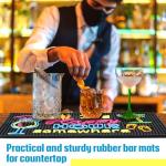 Non-Slip Rubber Bar Mat for Home Cocktails