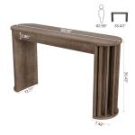 Tribesigns 59" Farmhouse Bar Table - Easy Assembly