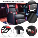 GTRACING Ergonomic Gaming Recliner with Bluetooth Speakers