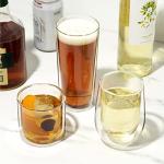 Double Walled Beer Glasses Set of 2
