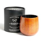 Oaksip Charred Wooden Bourbon Drinking Glass