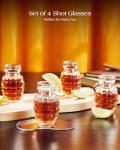 Grenade Shot Glass Set for Whiskey and Tequila