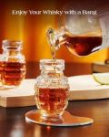 Grenade Shot Glass Set for Whiskey and Tequila