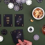 Luxury Wooden Poker Set with Custom Chips