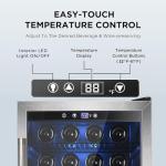 37-Bottle Wine Cooler with Glass Door