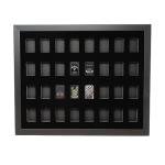 32 Slot Zippo Lighter Wall Display Frame