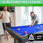 GoSports Portable 6ft/7ft Billiards Table Set