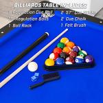 GoSports Portable 6ft/7ft Billiards Table Set