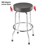 Big Red Torin Swivel Bar Stool - Chrome Legs