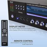 Pyle 4 Channel Bluetooth Amplifier with Karaoke