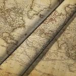 Vintage World Map Tapestry for Your Man Cave