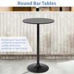 40-Inch Round Bistro Bar Table Set of 2