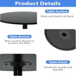40-Inch Round Bistro Bar Table Set of 2