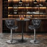 40-Inch Round Bistro Bar Table Set of 2