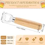 50-Piece Wooden & Stainless Steel Wine Opener Set