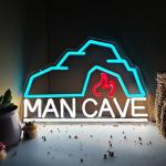 Man Cave LED Neon Sign Wall Decor 15.7"x10.8
