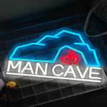 Man Cave LED Neon Sign Wall Decor 15.7"x10.8