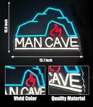Man Cave LED Neon Sign Wall Decor 15.7"x10.8