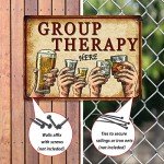 Funny Man Cave Bar Sign - Group Therapy Decor