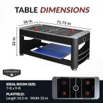 Hathaway Triple Threat 3-in-1 Game Table