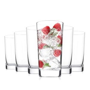 Set of 6 Tall Highball Glasses