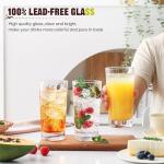 Set of 6 Tall Highball Glasses