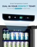 Compact Beverage Cooler - 128 Can Mini Fridge