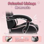 Cat Ear Gaming Chair with Massage Support