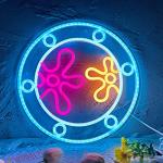Ocean World Neon Porthole Light for Decor