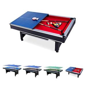 Scorpius 7-Foot Pool Table with Table Tennis
