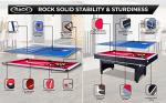 Scorpius 7-Foot Pool Table with Table Tennis