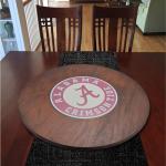 Alabama Crimson Tide Wooden Lazy Susan - 18”