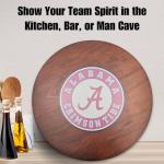 Alabama Crimson Tide Wooden Lazy Susan - 18”