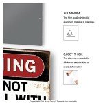 Funny Sarcastic Metal Sign for Man Cave Decor