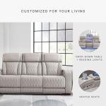 Boyington Light Gray Power Reclining Sofa with USB