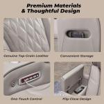 Boyington Light Gray Power Reclining Sofa with USB