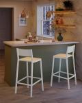VASAGLE Set of 2 Industrial Bar Stools